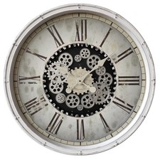 Wanduhr - weiß - römische