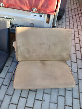 VW BUS T3 doppelte Sitzbank, Syncro, Kunstleder beige, Transporter Doka Pritsche