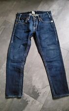 True Religion Logan Big T 30, 5 Pocket Blau, Original made in USA