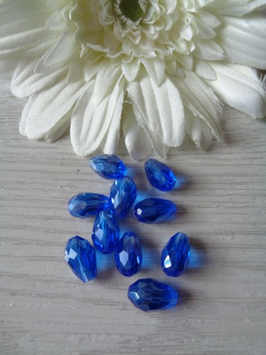 Edle glasschliffperlen - 10,