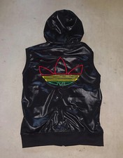 Original ADIDAS Chile 62 TANK TOP Zipper RASTA *S* TOP ZUSTAND fast wie NEU!