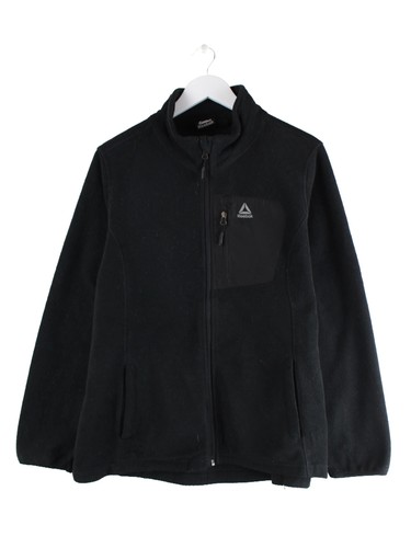 Reebok fleece jacke schwarz - reebok,