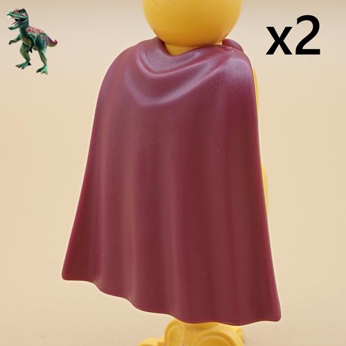 Playmobil rotmantel - x2,