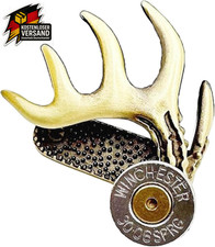 Hutclip hirschgeweih metall - hirschgeweih,