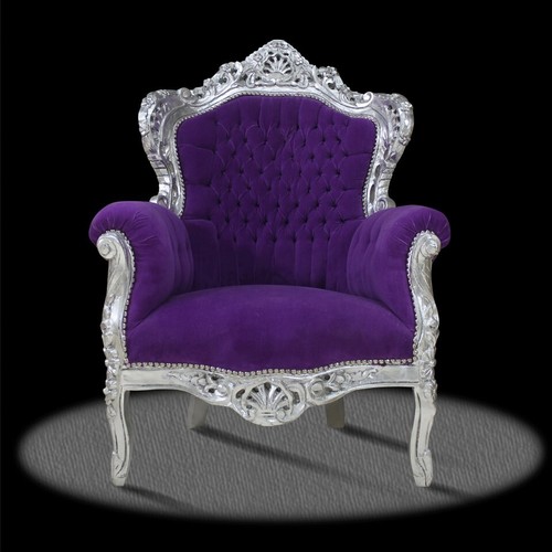 Barocksessel sessel lila - barocksessel,