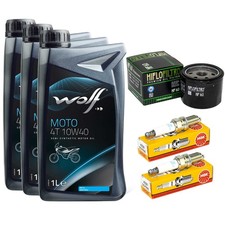 Motorservice öl set - Öl, 3l