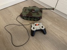 Dickie Spielzeug Panzer Kabelsteuerung Vintage Fahrzeug funktionstüchtig 90er