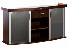 Aquarium Unterschrank 120x40cm Schrank gebogen Aquariumschrank - Farbe wählbar