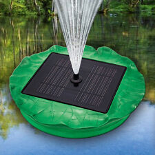 Schwimmende Solar Teichinsel Teichpumpe Wasserspiele Lotusblatt