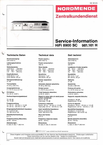 Service manual anleitung für - service,