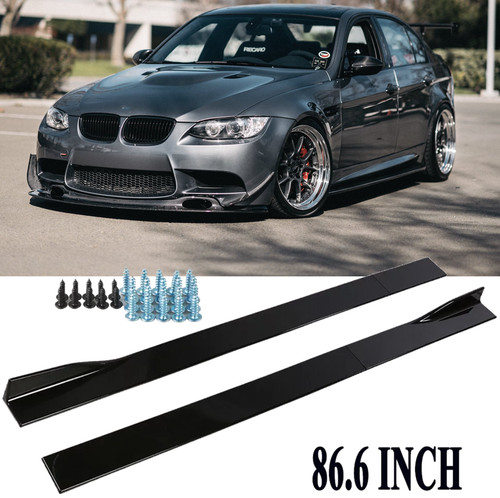 Glanz schwarz sideskirts - 86,6",