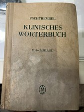 Pschyrembel Klinisches Wörterbuch 61. - 84. Auflage 1944  antik