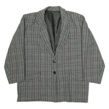 Herren Blazer Jacke Grau