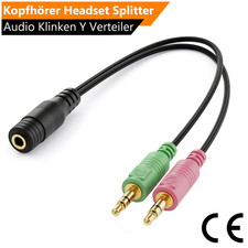 Kopfhörer Headset Splitter