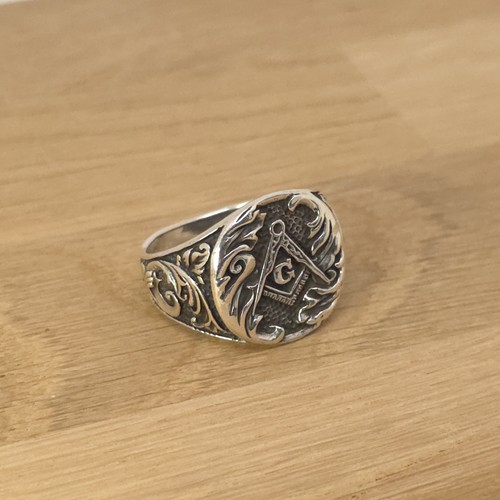 Freimaurer siegelring 925 - siegelring,