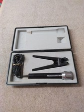 Grundig GDM 313 Dynamisches Tischmikrofon im Originalkoffer, ungetestet, Vintage 