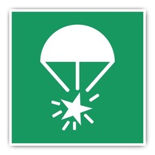 Fallschirm-Signalrakete -