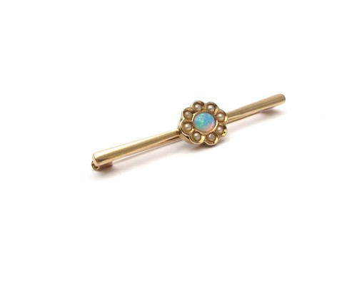 Zarte antike brosche gold - brosche, 585
