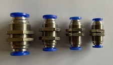  Schottverschraubung Schottverbinder Steckverbinder Druckluft Pneumatik wie IQS