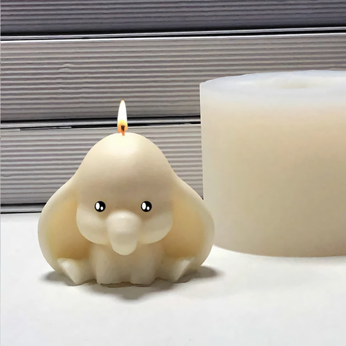 Silikon kerzenform elefant - elefant, –