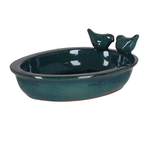 Ovale vogeltränke terracotta - ovale,