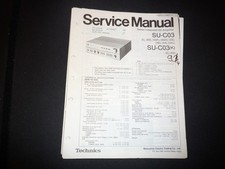 Original Schaltplan  Service Manual Schaltplan Technics SU-C03