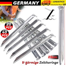 Metall Zelthering 22 cm lang