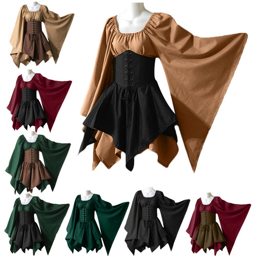 Damen mittelalter kleid - mittelalter,