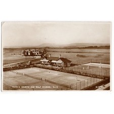 ELIE Fife Die Tennisplätze & Golfplatz RP Postkarte, postalisch verwendet