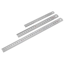 Stahllineal-Set 15, 20 und 30
