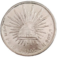 Mexico 1 Un Peso Silber 1903