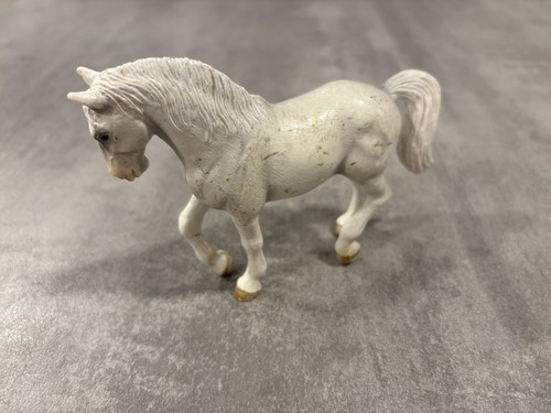 Schleich pferd hengst - schleich, schimmel