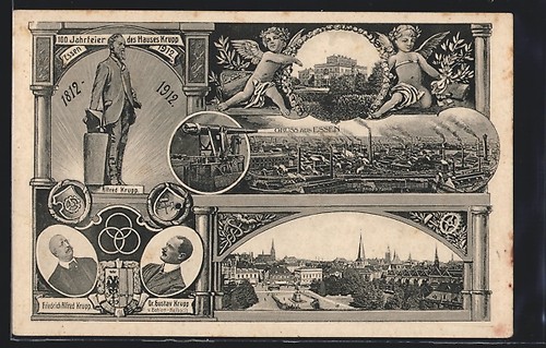 Essen festpostkarte 1912 - ak,