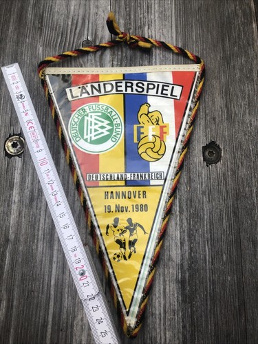 Wimpel dfb pennant fanion 1980 - wimpel,