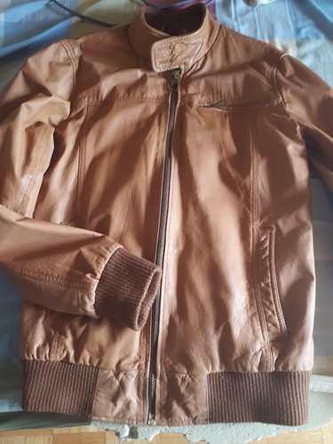 Zara man basic - basic, lederjacke