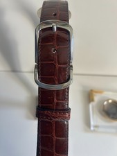 Krokodilleder Gürtel 3,5 cm