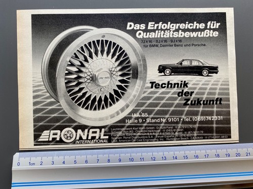 1985 ronal felge - ronal, w126
