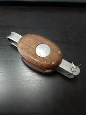 Block  einscheibig Holz mit Messingrolle Gleitlager 1fach 10mm