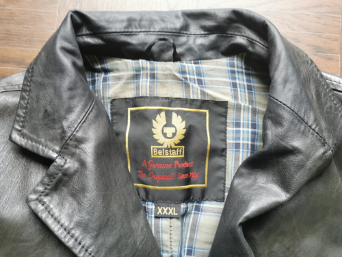 Belstaff leder douglas blazer - belstaff,