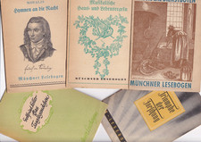 5 Hefte Münchener Lesebogen