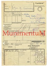 Frachtbrief 1951 schuhfabrik - 1951,