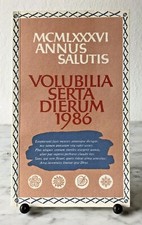 Angelika Brune/ Dieter Bornefeld (Hg.): Volubilia Serta Dierum 1986