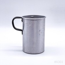 Vintage DDR Messbecher Maßbecher mit Henkel aus Aluminium | 10x15cm