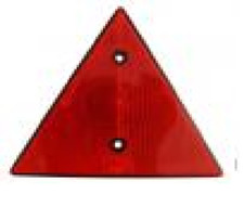 Dreieckrückstrahler rot