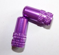 2 Fahrrad Ventilkappen schwarz