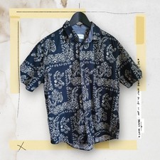 NEUw♦️Tom Tailor♦️Herren Kurzarm-Hemd Paisley-Muster M  L 52/54 Regulär 