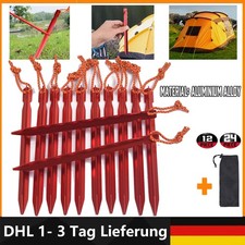 12x Zelt-Heringe aus Alu -