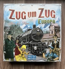 Spiel, Brettspiel: Zug um Zug Europa - Days of Wonder - Alan R. Moon - neuwertig