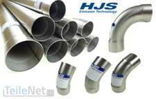 HJS EDELSTAHL Universal Rohrbogen Abgasrohr Reparaturrohr Auspuff Rohr