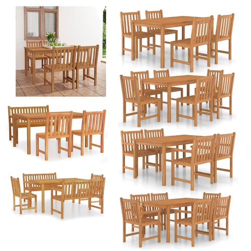 Garten ess set teak massiv - set,